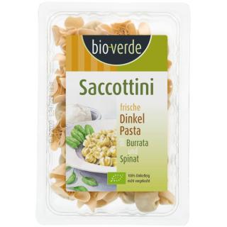 Frische Dinkel Saccottini Burrata/Spinat