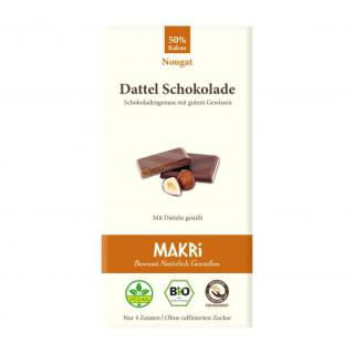 Dattel Schokolade Nougat 50% Kakao