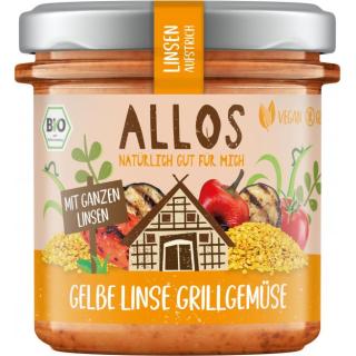 Linsen-Aufstrich Gelbe Linse Grillgemüse