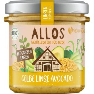 Linsen-Aufstrich Gelbe Linse Avocado