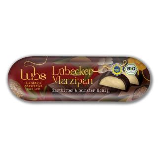 Lübecker Honigmarzipan mit Zartbitterschokolade