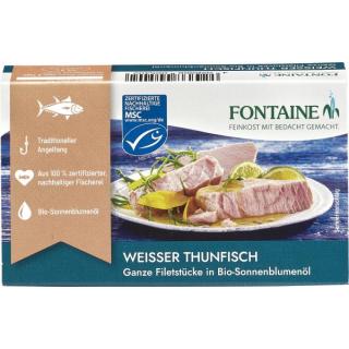 Weisser Thunfisch in Sonnenblumenöl