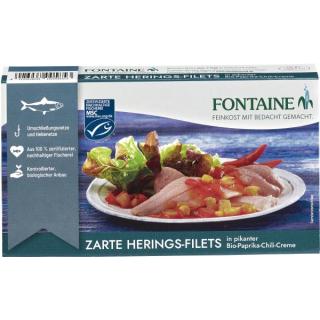 Heringsfilet in pikanter Paprika-Chilli-Creme(MSC)