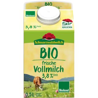 Vollmilch3,8%  1/2ltr