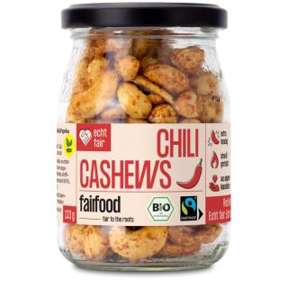 Cashewkerne geröstet Chili & Paprika Fairtrade