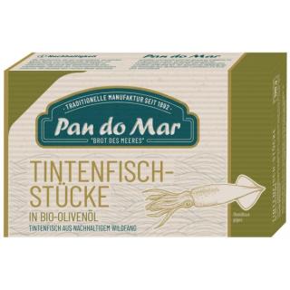 Tintenfisch-Stücke in Olivenöl