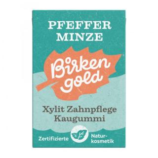 Zahn. Kaugummi Pfefferminze