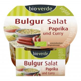 Bulgur Salat mit Paprika und Curry