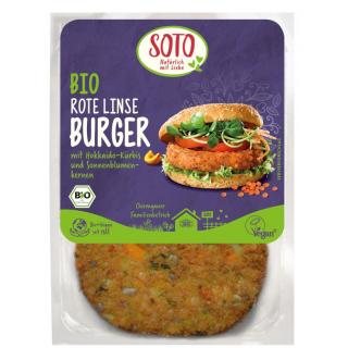 Gemüse-Burger `rote Linse`